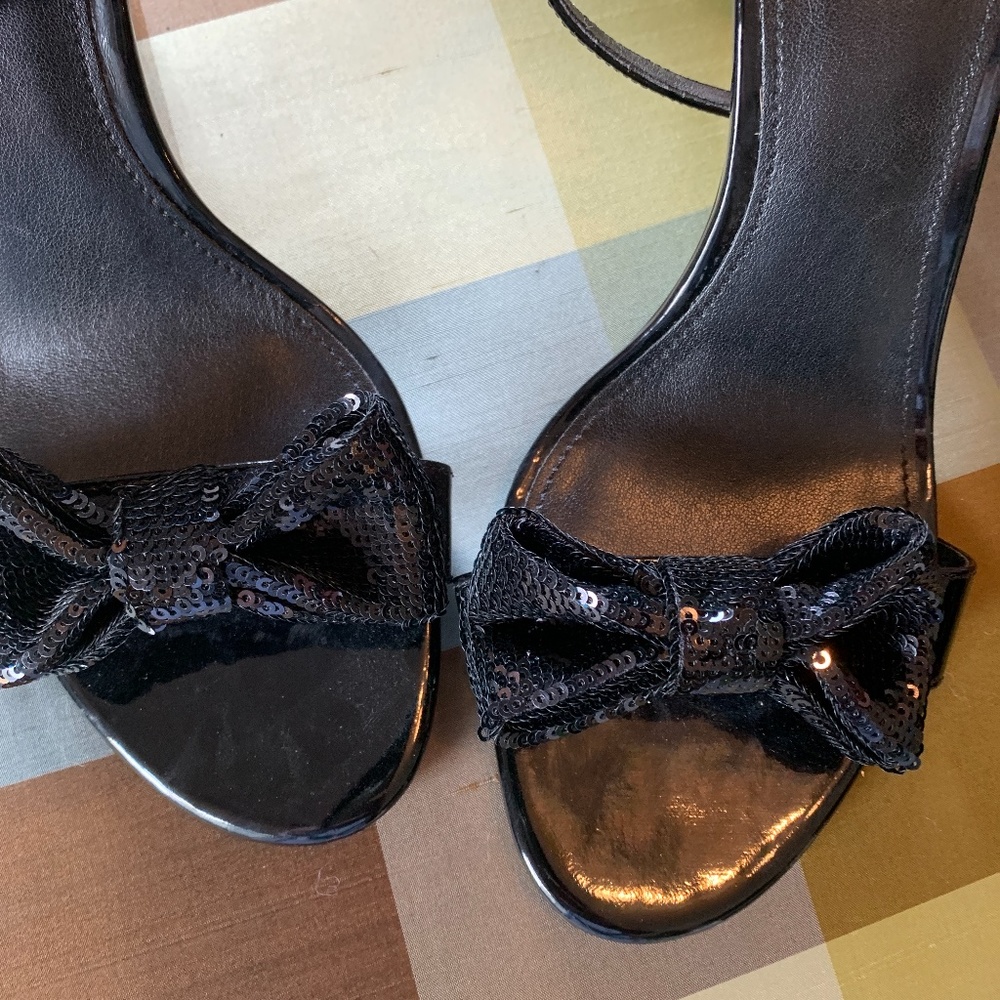 Michael Joe’s sequin bow‎ stilettos. Worn about 6 x - Picture 4 of 4